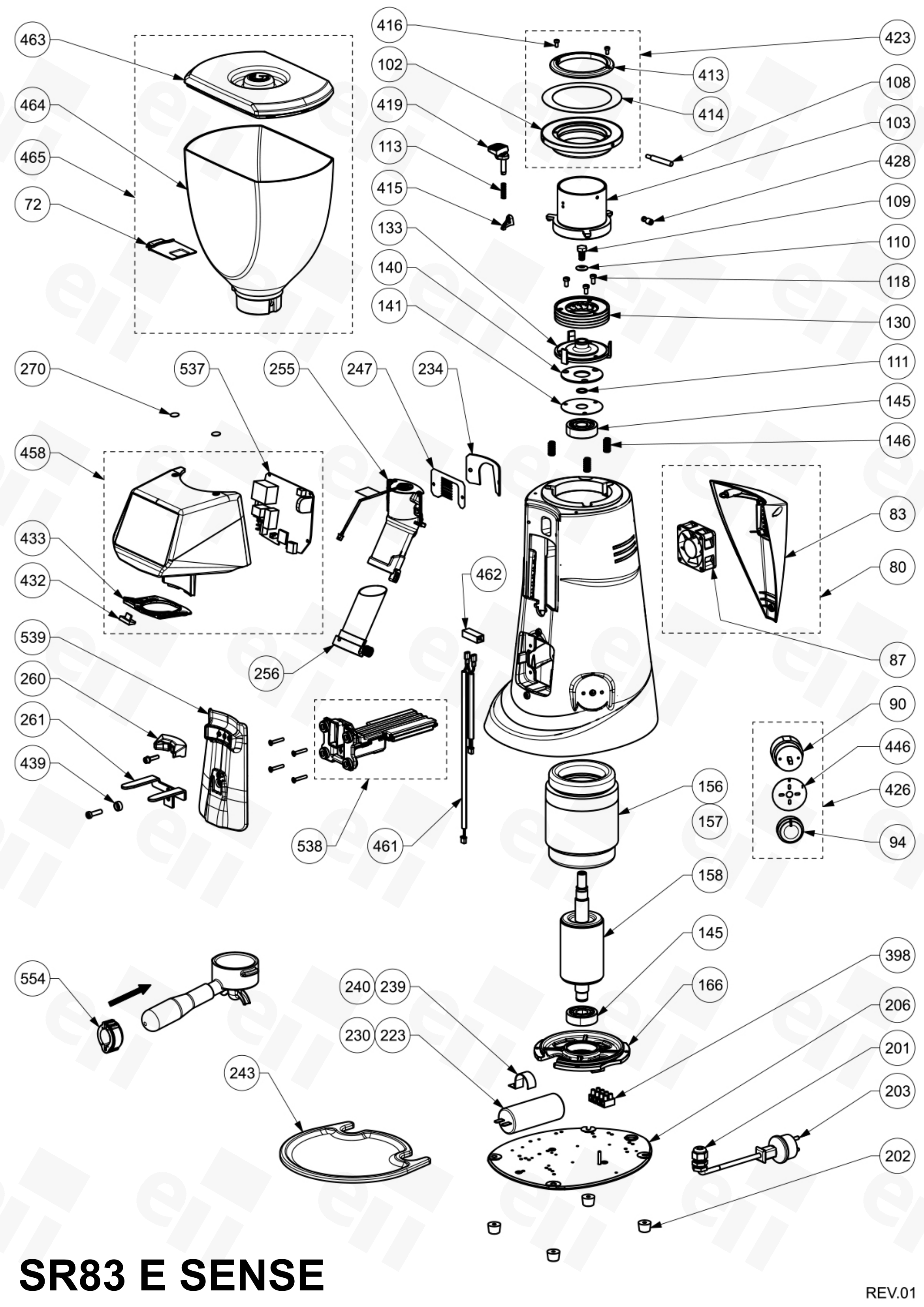 Sr83 e sense